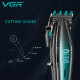 Акумуляторна машинка для стриження (clipper) VGR V-270, 6 насадок, 9000 RPM, 2500 mAh, LED display