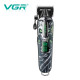 Акумуляторна машинка для стриження (clipper) VGR V-279 GREEN, 6 насадок, 9000 RPM, 2500 mAh, LED display
