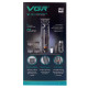Акумуляторна машинка для стриження (clipper) VGR V-904 GOLD, 4 насадки, 2000 mAh, LED display