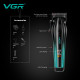 Акумуляторна машинка для стриження (clipper) VGR V-273 GREEN, 6 насадок, 8000 RPM, 3000 mAh, LED display