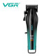 Акумуляторна машинка для стриження (clipper) VGR V-273 GREEN, 6 насадок, 8000 RPM, 3000 mAh, LED display