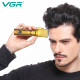 Акумуляторна машинка для стрижки (clipper) VGR V-280 GOLD, 6 насадок, LED display