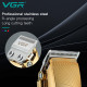 Акумуляторна машинка для стрижки (clipper) VGR V-280 GOLD, 6 насадок, LED display