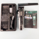 Акумуляторна машинка для стрижки (clipper) VGR V-600 BLACK, 6 насадок, регулятор висоти, LED display, 7000 RPM