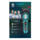 Аккумуляторная машинка для стрижки (clipper) VGR V-600 GREEN, 6 насадок, регулятор высоты, LED display, 7000 RPM оптом в Украине