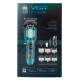 Аккумуляторная машинка для стрижки (clipper) VGR V-600 GREEN, 6 насадок, регулятор высоты, LED display, 7000 RPM оптом в Украине