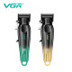 Акумуляторна машинка для стрижки (clipper) VGR V-662 GREEN, 7000 RPM, 6 насадок, LED display