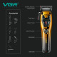 Акумуляторна машинка для стрижки (clipper) VGR V-668, VECTOR MOTOR 8000-11000 RPM, 6 насадок, LED display