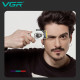 Аккумуляторная машинка для стрижки (clipper) VGR V-699 WHITE, 4 насадки, LED display оптом в Украине