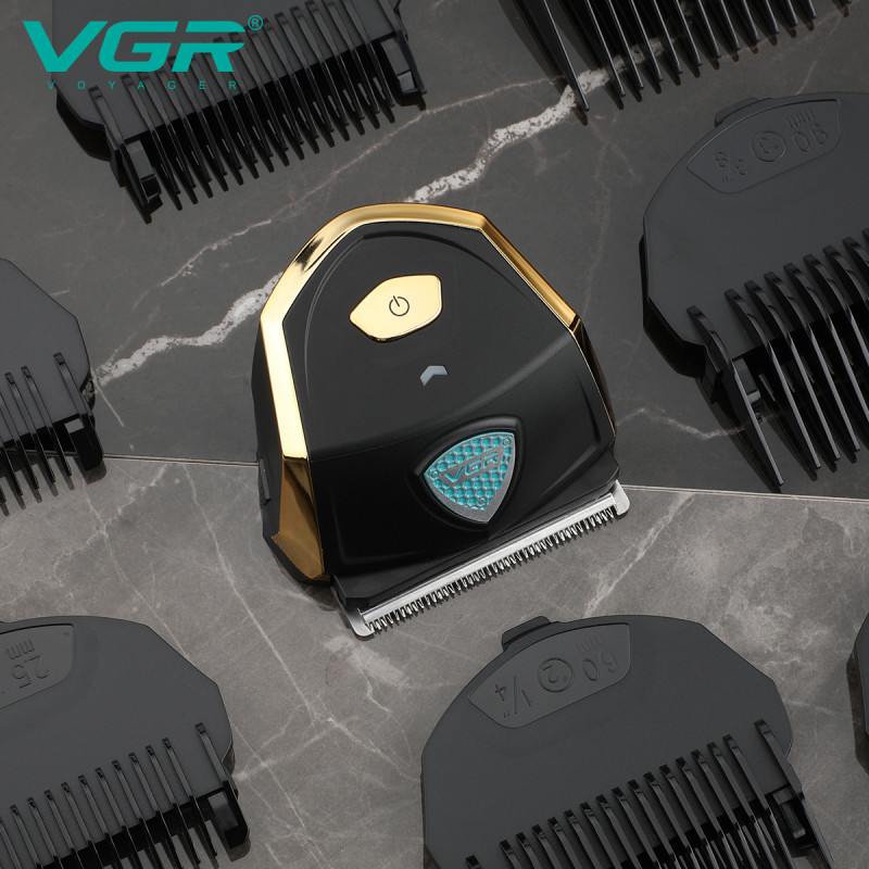 Акумуляторна машника для стриження (clipper) VGR V-910, 9 насадок, IPX7