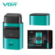 Електробритва VGR V-307 GREEN шейвер, подвійне лезо, 2000mAh, 9000 RPM