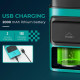 Електробритва VGR V-307 GREEN шейвер, подвійне лезо, 2000mAh, 9000 RPM