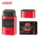Електробритва VGR V-307 RED шейвер, подвійне лезо, 2000mAh, 9000 RPM