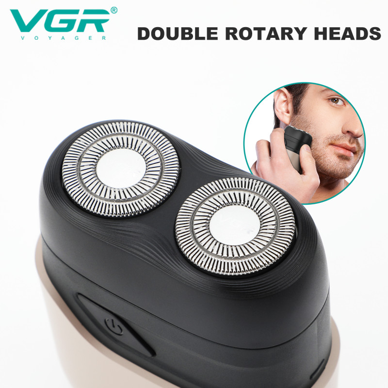 Електробритва VGR V-345 RED, роторна, IPX7