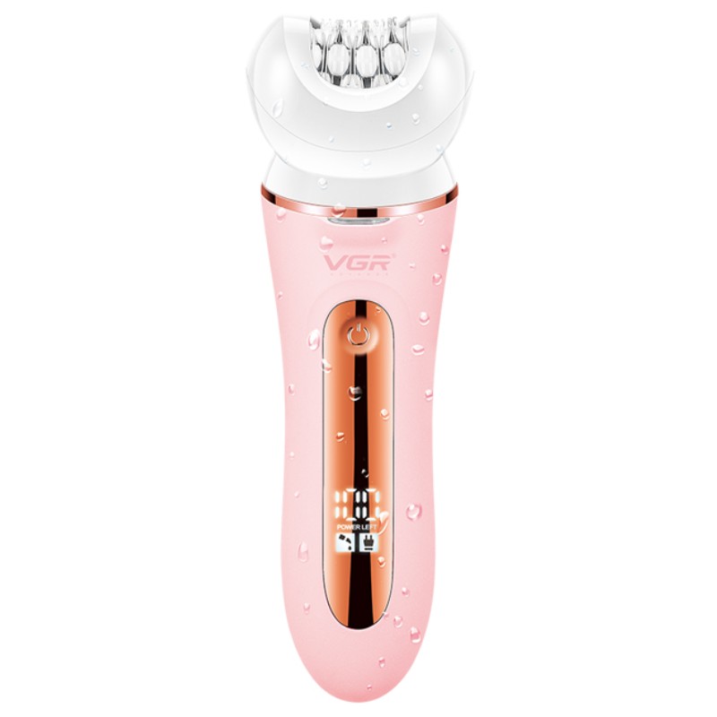 Епілятор VGR 5 в 1 V-751 PINK, 5 насадок, IPX6