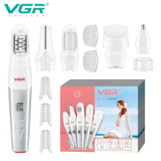 Епілятор VGR 5 в 1 V-752 RED, 5 насадок, IPX5