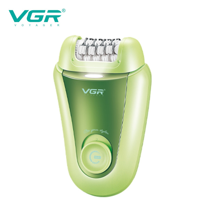 Епілятор VGR GREEN 2 в 1 V-758, 2 насадки