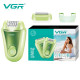 Епілятор VGR GREEN 2 в 1 V-758, 2 насадки