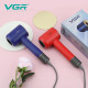 Фен професійний VGR V-445 BLUE, 3 рівні обдування, 4 рівні температури, 1600 Вт, 110000 RPM