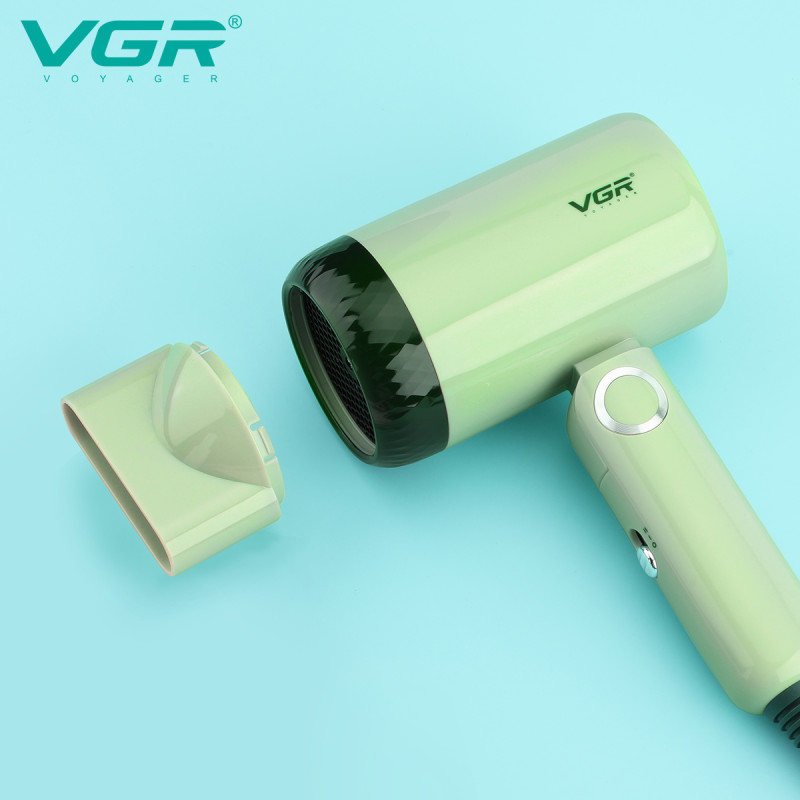 Фен складний VGR V-421, 3 рівні обдуву, низький рівень шуму, 1200 Вт