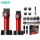 Комплект VGR 2 в 1 V-001&V-977 RED, акумуляторна машинка для стрижки (clipper) і тример