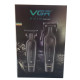 Комплект VGR 2 в 1 V-197&995, акумуляторна машинка для стрижки (clipper) та триммер