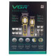 Комплект VGR 2 в 1 V-600&900 GOLD, акумуляторна машинка для стрижки (clipper) і тример, 10 насадок, LED display, 7000 RPM