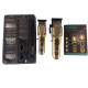 Комплект VGR 2 в 1 V-600&900 GOLD, акумуляторна машинка для стрижки (clipper) і тример, 10 насадок, LED display, 7000 RPM