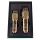 Комплект VGR 2 в 1 V-600&900 GOLD, акумуляторна машинка для стрижки (clipper) і тример, 10 насадок, LED display, 7000 RPM