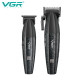 Комплект VGR 2 в 1 V-640 BLACK акумуляторна машинка для стриження (clipper) та триммер