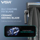 Комплект VGR 2 в 1 V-640 BLACK акумуляторна машинка для стриження (clipper) та триммер