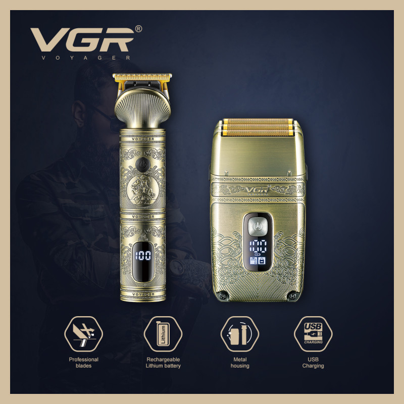 Комплект VGR 2 в 1 V-649 тример та шейвер