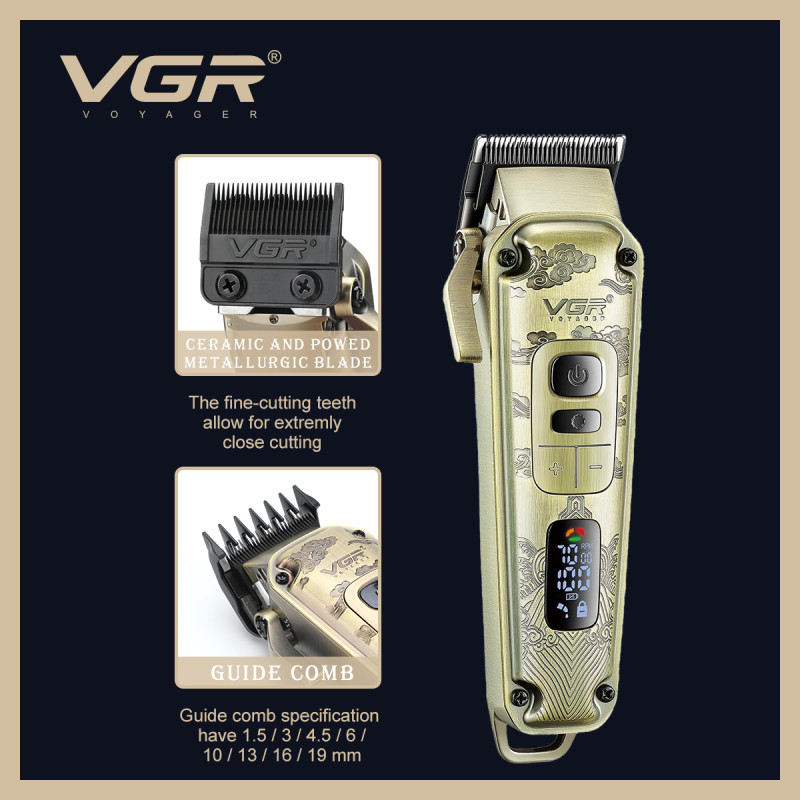 Комплект VGR 3 в 1 V-642 аккумуляторная машинка для стрижки (clipper), триммер и электробритва (шейвер) оптом в Украине