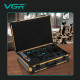 Комплект VGR STEPLERSS PRO 4 IN 1 RED, машинка для стрижки (Clipper), триммер, шейвер, фен