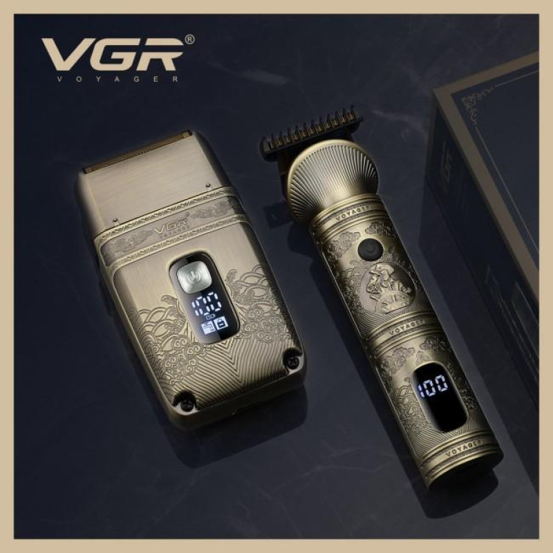 Машинка для стрижки волосся та бороди VGR V-649