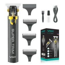 Машинка (тример) для стрижки волосся та бороди VGR V-082, Professional, 3 насадки, STRONG BATTERY