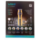 Набір для стриження VGR 13 в 1 V-173 YELLOW, 13 насадок, LED display