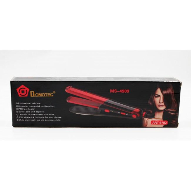 Щипці для волосся domotec MS 4909 2в1 (випрямляч, гофре)