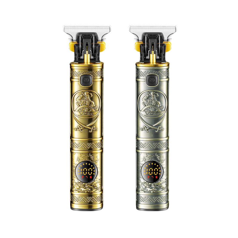 Тример VGR V-097 GOLD, 3 насадки, LED display