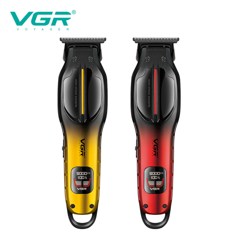 Тример VGR V-226 RED, 9000 RPM, 3 насадки, LED display