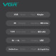 Тример VGR V-227 GREEN, 3 насадки, LED display