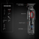 Тример VGR V-254 GREEN, 4 насадки, 7000 RPM, 2000 mAh, LED display