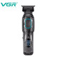 Тример VGR V-254 GREEN, 4 насадки, 7000 RPM, 2000 mAh, LED display