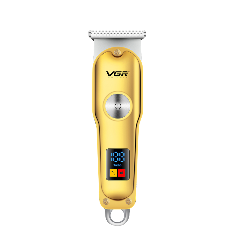 Тример VGR V-290 GOLD, 3 насадки, LED Display