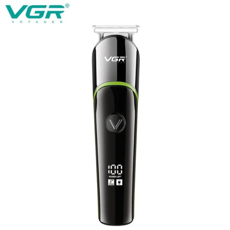 Тример VGR V-291 GREEN, 4 насадки, LED display