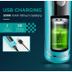 Тример VGR V-299 BLUE, 4 насадки, 9000RPM, 2000 mAh, 5 рівнів швидкості, LED display