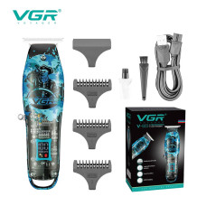 Тример VGR V-923, 3 насадки, LED display