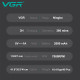 Тример VGR V-930 RED, 4 насадки, LED display