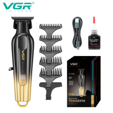 Тример VGR V-935 GOLD, 5 насадок, 7000 RPM, LED display