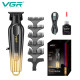 Тример VGR V-935 GOLD, 5 насадок, 7000 RPM, LED display